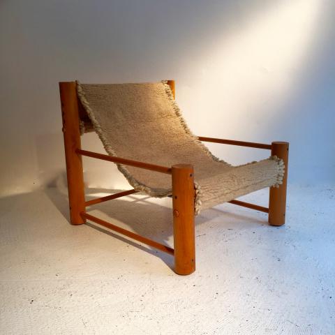 PAIR ARMCHAIRS PERRIAND STYLE 1970